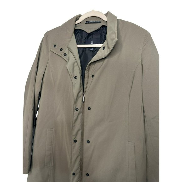 London Fog Ladies Army Green Zip Up Casual Trench Coat/Jacket Size Small Regular - Picture 4 of 7